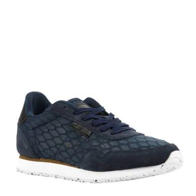 Woden Nora II Mesh sneakers donkerblauw