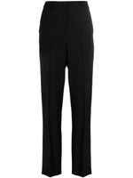 Emporio Armani pressed-crease straight-leg trousers - Noir