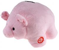 Tender Toys spaarvarken Piggy Bank pluche 17 cm roze