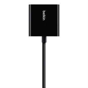 Belkin B2B137-BLK HDMI / VGA Adapter [1x HDMI-bus - 1x VGA-bus, Jackplug female 3,5 mm] Zwart 10.00 cm