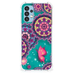 Samsung Galaxy A13 (4G) Back Cover Cirkels en Vlinders