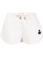 MARANT ÉTOILE short de sport Mifa à logo imprimé - Tons neutres