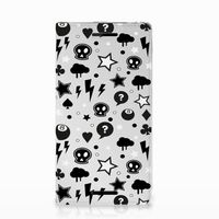 Mobiel BookCase Nokia 2.1 2018 Silver Punk - thumbnail