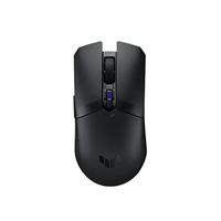 ASUS TUF Gaming M4 Wireless Gaming Mouse, dual wireless modes - Bluetooth/RF 2.4 GHz, 12,000 DPI Optical Sensor, 6 Programmable Buttons, PBT top cover with ASUS Antibacterial Guard, Black