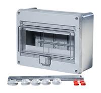 f-tronic Opbouw-splitter IP55, 10 modules met kabelinvoer M20/25, KV10WDKE