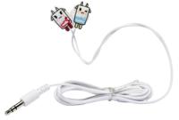 thumbsUp! oordopjes Milk 3,5 mm jack 130 cm wit