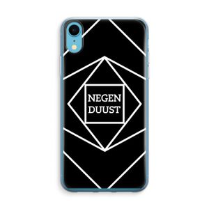 Negenduust geometrisch: iPhone XR Transparant Hoesje