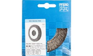 PFERD POS RBU 10028/14,0 INOX 0,30 spaakwiel & wielborstel 10 cm