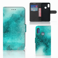 Hoesje Xiaomi Mi A2 Lite Painting Blue - thumbnail