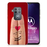 Motorola One Zoom Silicone Back Cover Liefde - Origineel Romantisch Cadeau - thumbnail