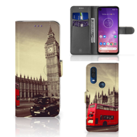 Motorola One Vision Flip Cover Londen