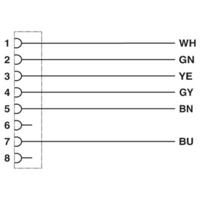 Phoenix Contact 1407820 Sensor/actuator connector, geassembleerd M12 Aantal polen: 6 1 stuk(s) - thumbnail