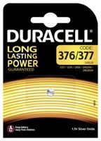 Batterij Duracell knoopcel 1x377 zilver oxide ÃƒÆ'Ã‹Å“6,8mm 1,5V-18mA