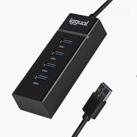 iggual Hub USB-A 3.0 x 4 puertos USB-A 3.0