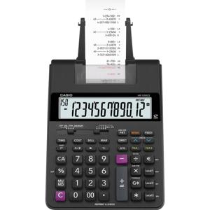 Casio HR-150 RCE Bureaurekenmachine met printer Zwart Aantal displayposities: 12 werkt op batterijen, werkt op het lichtnet (optioneel) (l x b x h) 295 x 165 x