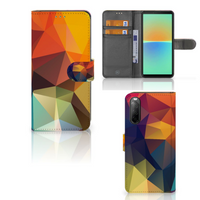 Sony Xperia 10 IV Book Case Polygon Color - thumbnail