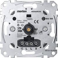 Merten MEG5139-0000 Dimmer (inbouw) Geschikt voor lampen: Gloeilamp, Halogeenlamp Aluminium - thumbnail