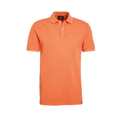 Scotch & Soda regular fit polo met biologisch katoen oranje