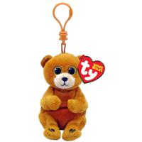 TY Beanie Babies Bellies Clip Knuffelbeer Duncan 10 cm - thumbnail