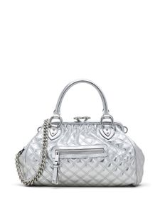 Marc Jacobs sac à main The Stam à effet métallisé - Argent