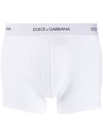 Dolce & Gabbana boxer à bande logo - Blanc - thumbnail