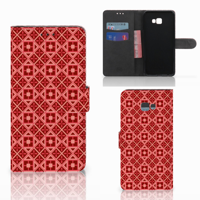 Samsung Galaxy J4 Plus (2018) Telefoon Hoesje Batik Rood