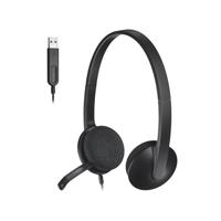 Logitech USB Headset H340, Stereo, USB Headset voor Windows en Mac - Zwart