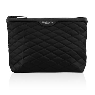 Gillian Jones - Cosmetic Bag Quiltet Nylon Black