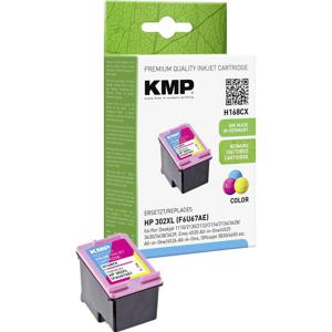 KMP Inktcartridge H168CX Compatibel vervangt HP 302XL, F6U67AE Cyaan, Magenta, Geel 1746,4030