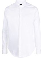 Emporio Armani chemise en coton à manches longues - Blanc - thumbnail