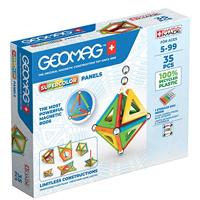 Geomag – Supercolor Magnetische Constructies voor Kinderen, Magnetisch Speelgoed, Groene Collectie 100% Gerecycled Plastic, 5-99 Jaar, 35-delig