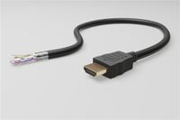 goobay High Speed HDMI-kabel 90° met Ethernet kabel 3 meter - thumbnail