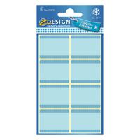 Avery AV-59374 Z-Design Diepvriesetiketten 36x28 mm 40 Stuks Blauw - thumbnail