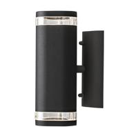 Konstsmide Modena 7512-750 Wandlamp B: 9cm D: 14,5cm H: 23,5cm / 2x35W / IP44 / gelakt aluminium/mat zwart