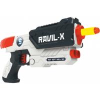 Toi-toys Pistool Foam Strike X Junior Wit/grijs/rood 6-delig