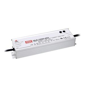 Mean Well HLG-100H-24B LED-driver, LED-transformator Constante spanning, Constante stroomsterkte 96 W 4 A 12 - 24 V/DC Dimbaar, PFC-schakeling,