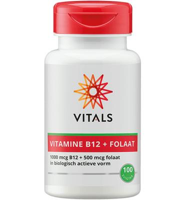 Vitals Vitals Vitamine B12 1000 Mcg Folaat 500 Mcg (100zt)