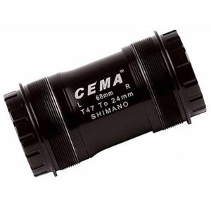 Cema Bracketas T47 Shimano-RVS-Zwart