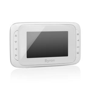 Byron Video-binnenunit voor, Extra monitor voor Accessoires voor deurintercom Draadloos, Digitaal, Radiografisch Wit