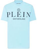 Philipp Plein t-shirt à logo imprimé - Bleu