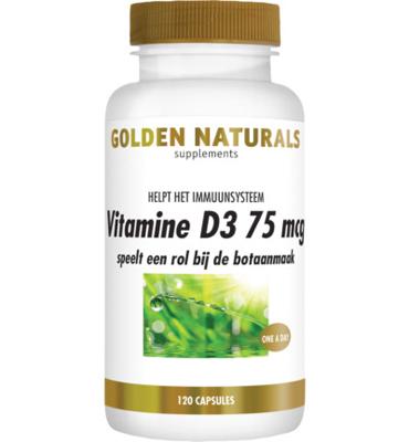 Golden Naturals Golden Naturals Vit D3 75 Mcg (120sg)