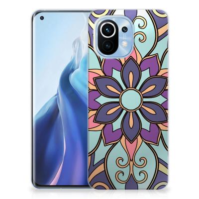 Xiaomi Mi 11 TPU Case Purple Flower Xiaomi Mi 11 TPU Case Purple Flower