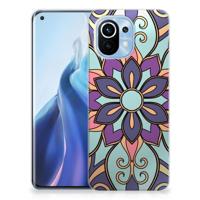 Xiaomi Mi 11 TPU Case Purple Flower