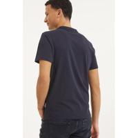 Napapijri T-shirt Sallar met logo donkerblauw