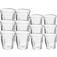 Set van 12 drinkglazen/waterglazen transparant 160/310 ml - thumbnail