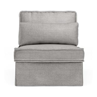 Rivièra Maison Modulaire Bank 'Metropolis' Center, Velvet, kleur Platinum