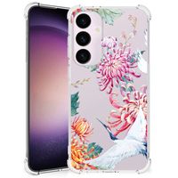 Samsung Galaxy S24 Plus Case Anti-shock Bird Flowers - thumbnail