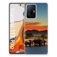 Xiaomi 11T | 11T Pro TPU Hoesje Olifanten - thumbnail