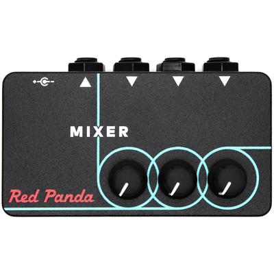 Red Panda Mixer met 3 ingangen ontworpen voor pedalboards Red Panda Mixer met 3 ingangen ontworpen voor pedalboards