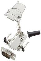 Encitech D45ZF09-HDP15-W-K 6355-8064-01 D-SUB Stiftleisten-Set 45° Polzahl: 15 Lötkelch 1 pc(s)